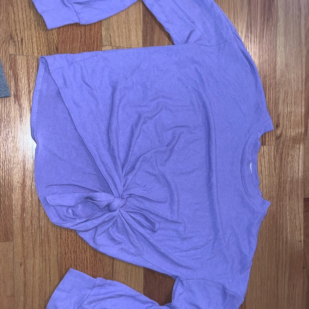 Beyond yoga cotton tied long sleeve